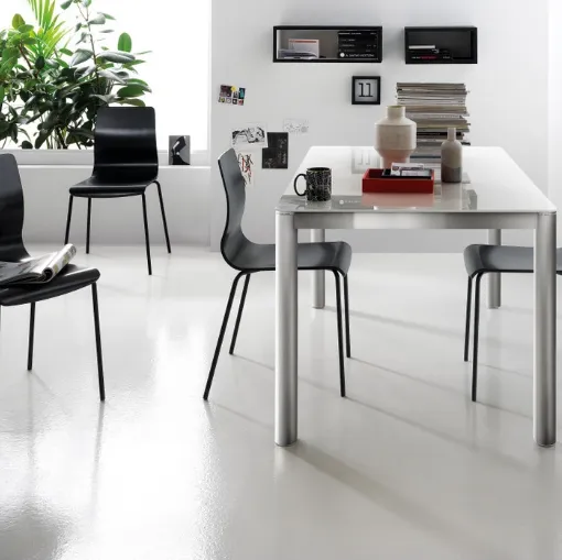 Sedia Endless in legno laccato di Scavolini