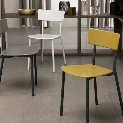 Sedia Metallic in polipropilene di Scavolini