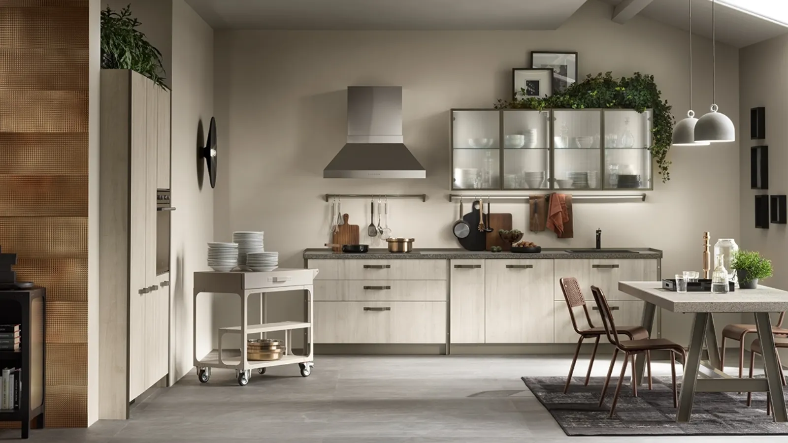 Cucina Moderna Diesel get Together Bright Metropolitan di Scavolini